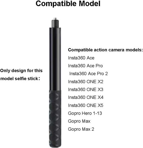 Waterproof Action Camera Float Strap for Combination of Invisible Selfie Stick (10″-60″) & Insta360 X5/X4/X3/Ace Pro 2 in Saudi Arabia