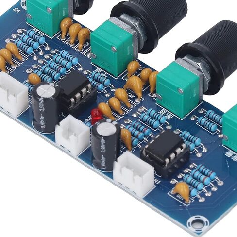 Dual Channel Preamp Module NE5532 Preamplifier Module with Dual Core NE5532 Chip for Digital Amplifier DC 12V-24V Control High Medium Bass Adjustment in Saudi Arabia