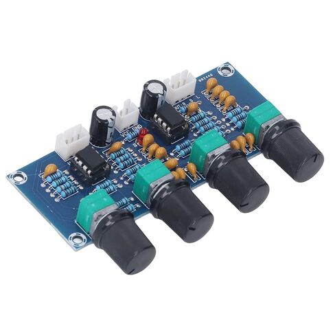 Dual Channel Preamp Module NE5532 Preamplifier Module with Dual Core NE5532 Chip for Digital Amplifier DC 12V-24V Control High Medium Bass Adjustment in Saudi Arabia