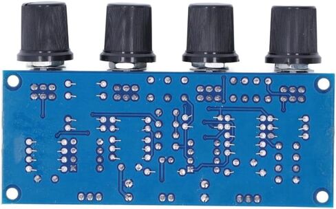 وحدة Preamp ثنائية القناة NE5532 لوحة تحكم نغمة رقاقة لمكبرات الصوت الرقمية 12-24 فولت تيار مستمر مع ضبط الجهير/المتوسط/العالي (XH-A901) in Kuwait