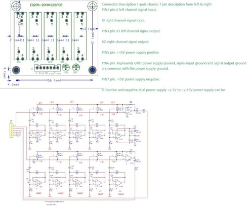 Stereo 5-band Equalizer Board 5-segment Audio Tone Preamplifier Board Module in Saudi Arabia
