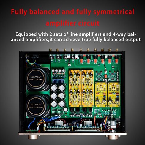 MUSMYS Pure Class A Preamplifier مرجعي متوازن بالكامل Golden Voice C-2860 Plus 2.0 قناة HiFi Home Audio Preamp Bass تحكم مستقل ثلاثي in Saudi Arabia