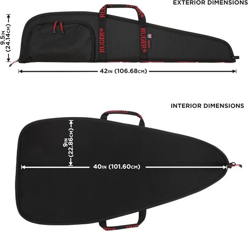 Allen Company Ruger Rifle Case - 40-inch Soft Gun Bag - Hunting and Shooting Accessories - Black in Saudi Arabia