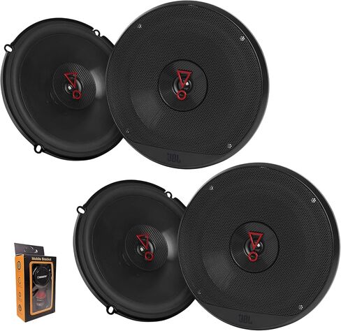 JBL 4X Stage 3627 6.5" 2-Way Car Audio Speakers – 270W Max Power Combined (135W Pair) - Black in Saudi Arabia