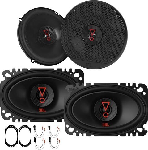 JBL Stage 3627 & Stage 36427 Speakers + Metra Kit - Premium Sound Quality, Easy Installation, Compatible with 1997-2006 Jeep Wrangler - Complete Audio Upgrade in Saudi Arabia