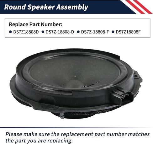 DS7Z18808D DS7Z-18808-F Round Speaker Assembly Compatible with Ford Fusion 2013 2014 2015 2016 2017 2018 2019 2020, Left Driver or Right Passenger Side Door Speaker Assembly Replacement in Saudi Arabia