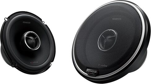 Kenwood eXcelon KFC-X175 6-1/2" 2-Way Car Speakers – 240W High-Performance Audio with Injection P.P. Cone Woofer and 1" Soft Dome Tweeter (Renewed) in Saudi Arabia