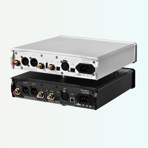 جهاز فك التشفير الموسيقي Pegasus III R2R DAC، DSD1024 PCM1536 كيلو هرتز، مدخل USB/Opt/Coax/AES/IIS، محول صوت تناظري رقمي متوازن ومخرج RCA/XLR (أسود) in Saudi Arabia