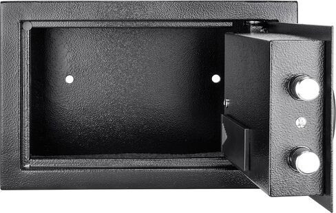 Barska 0.36 Cubic Foot Compact Digital Keypad Safe – Solid Steel Security Lock Box with Quick Access PIN Code, Dual Steel Deadbolts & Backup Keys for Home or Office Use in Saudi Arabia