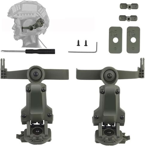 Tactical Headset Rail Adapter for Earmor M32 M31, Helmet ARC Mount Compatible with Ops-Core FAST, Team Wendy EXFIL in Kuwait