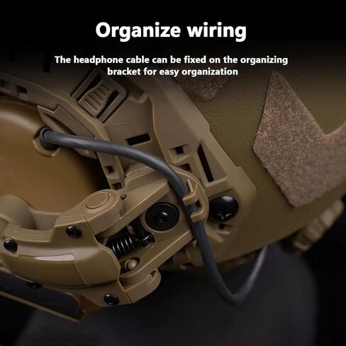 Tactical Headset Rail Adapter for Earmor M32 M31, Helmet ARC Mount Compatible with Ops-Core FAST, Team Wendy EXFIL in Kuwait