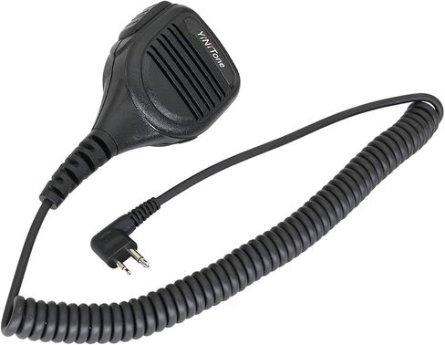 ميكروفون مكبر صوت 2 دبوس لموتورولا DP1400 EP450 DEP450 CP040 CP140 CP180 XTN446 BPR40 EP350 MP300 CP200 PR400 P080 راديو (أسود) in Kuwait