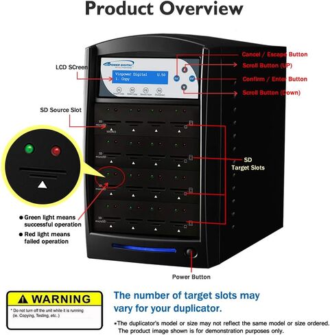 Vinpower Digital SDShark SD & MicroSD Duplicator - 3 target in Saudi Arabia