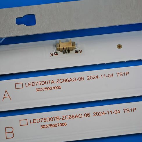 (10 * A + 2 * B شرائط الإضاءة الخلفية LED لـ ONN 100044717 LED75D07A-ZC660AG-06 30275007007 LED75D07B-ZC660AG-06 30375007008 WR75UT4210 LED75D07A-ZC66AG-05 LED75D07B-ZC66AG-05 75R5 75U2 75V81 in Saudi Arabia