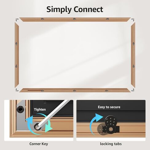 إطارات تلفزيون مقاس 75 بوصة من سبيكة ديكو فقط لأجهزة تلفزيون Samsung The Frame، أنماط حديثة وبسيطة من التلفزيون إلى الفن، حواف قابلة للتبديل لديكور المنزل، سهلة التركيب (تناسب أجهزة تلفزيون الإطار 2021-2025) in Kuwait