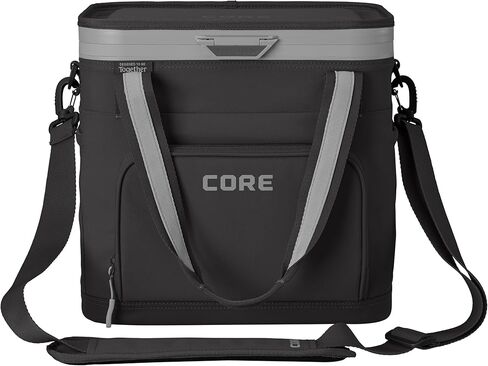 CORE Magnetic Zipperless Soft Cooler | Insulated Hard Liner Ice Chest Box | Best Portable Soft Cooler for Food & Beverages for Tailgating, Car Camping, and Family Beach Picnics in Saudi Arabia