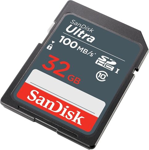 SanDisk 32GB Ultra 100MBs SDHC Memory Cards, 6-Pack, Bundle with Green Extreme USB 3.0 Type-A and Type-C OTG Card Reader in Saudi Arabia