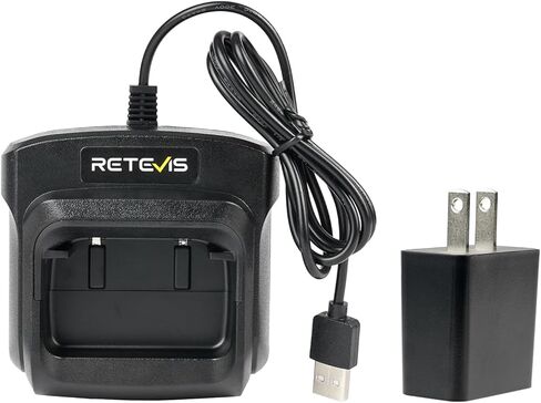 Retevis RT86 Walkie Talkie Charger, Original Charging Base, Compatible with Retevis RT86 RB25 RT86S RT86A RB89 Walkie Talkie and Battery(1 Pack) in Saudi Arabia