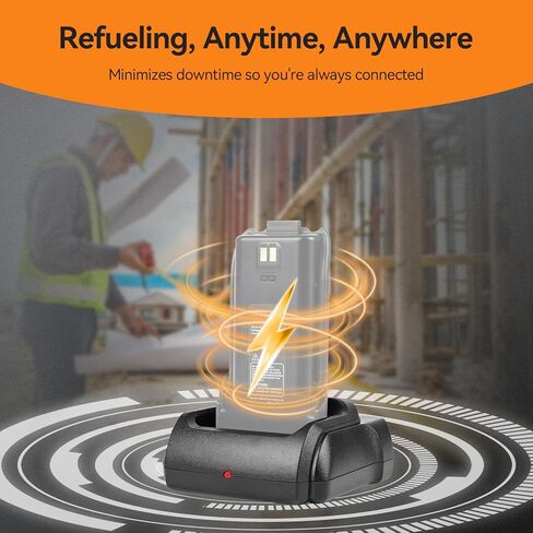Retevis RT86 Walkie Talkie Charger, Original Charging Base, Compatible with Retevis RT86 RB25 RT86S RT86A RB89 Walkie Talkie and Battery(1 Pack) in Saudi Arabia