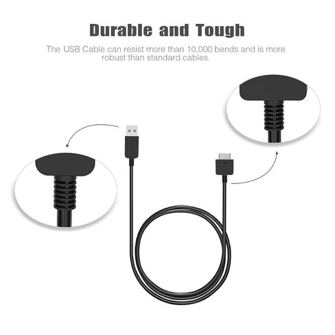 USB Charger Cable for PS Vita, Daugee 5FT Data Sync & Charge 2 in 1 USB Charging Cord Replacement Charging Cord for Sony Playstation Vita, PS Vita 1000 in Saudi Arabia