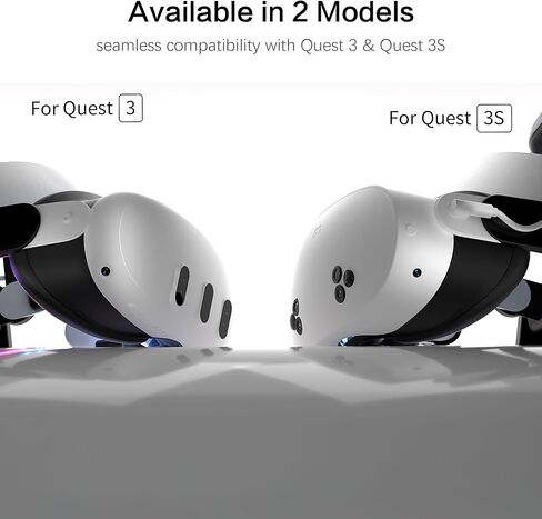 حزام رأس لجهاز Meta Quest 3/3S، حزام رأس صوتي VR مع بطارية 10000 مللي أمبير في الساعة ومكبرات صوت قابلة للفصل، شحن واستخدام سماعات الرأس في نفس الوقت، تصميم من ألياف الكربون، ملحقات VR للشحن السريع in Saudi Arabia