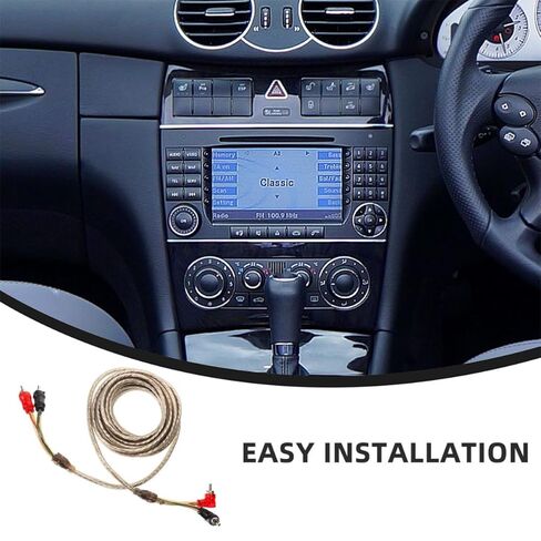 Car Audio Speaker Cable 5m Pure Copper Subwoofer Wire Harness Kit for Vehicle Amplifier Installation Compatible with Car Audio Systems in Saudi Arabia