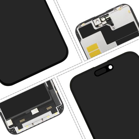 Screen Replacement for iPhone 14 Pro Max LCD for iPhone 14 Pro Max Display Touch Screen Digitizer Assembly A2894, A2893, A2895 Repair Parts with Tools(Black,Incell) in Saudi Arabia