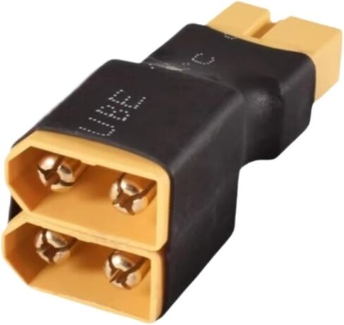XT60 T-Plug Parallel/Series Adapter 2 Male to 1 Female / 1 Male to 2 Female(XT60 Series 1F 2M) in Saudi Arabia