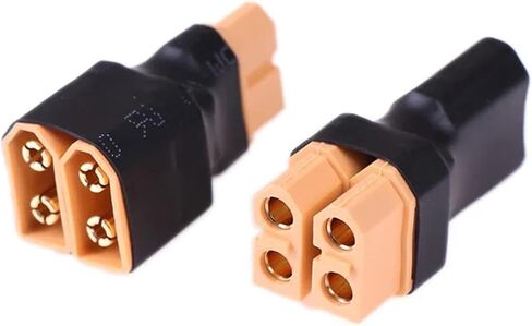 XT60 T-Plug Parallel/Series Adapter 2 Male to 1 Female / 1 Male to 2 Female(XT60 Series 1F 2M) in Saudi Arabia
