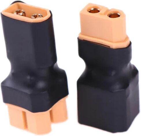 XT60 T-Plug Parallel/Series Adapter 2 Male to 1 Female / 1 Male to 2 Female(XT60 Series 1F 2M) in Saudi Arabia