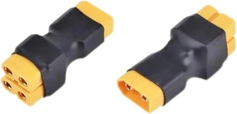 XT60 T-Plug Parallel/Series Adapter 2 Male to 1 Female / 1 Male to 2 Female(XT60 Series 1F 2M) in Saudi Arabia