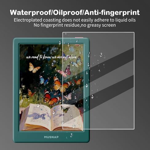 Anti-Glare Screen Protector for Musnap Neo C/Neo e-Reader, Anti Fingerprint, Scratch Resistant, Paper Texture Feel Nano Matte PET Soft Film, 2-Pack (Matte) in Saudi Arabia