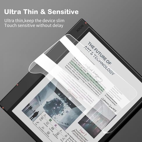 Anti-Glare Screen Protector for Onyx Boox Note Air 5 C/Air 4 C/Air 3 C Tablet 10.3", Anti Fingerprint, Scratch Resistant, Paper Feel Nano Matte PET Soft Film, 2-Pack (Matte) in Saudi Arabia
