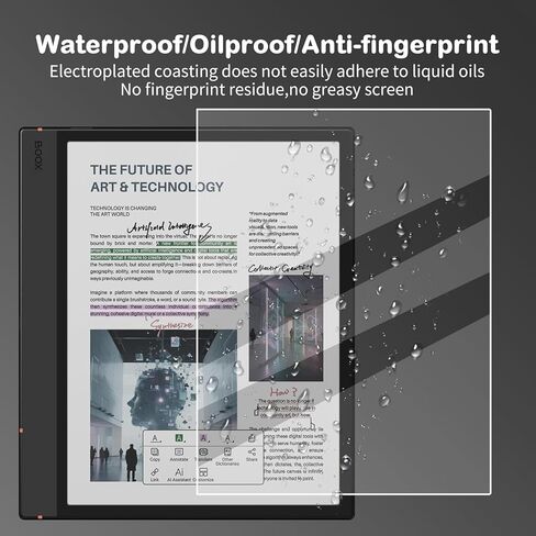 Anti-Glare Screen Protector for Onyx Boox Note Air 5 C/Air 4 C/Air 3 C Tablet 10.3", Anti Fingerprint, Scratch Resistant, Paper Feel Nano Matte PET Soft Film, 2-Pack (Matte) in Saudi Arabia