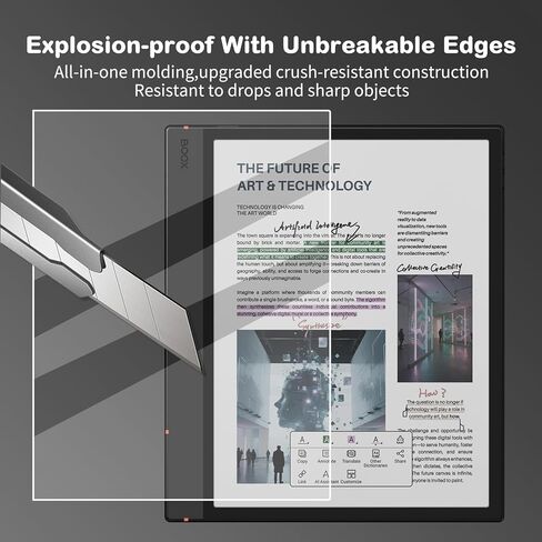 Anti-Glare Screen Protector for Onyx Boox Note Air 5 C/Air 4 C/Air 3 C Tablet 10.3", Anti Fingerprint, Scratch Resistant, Paper Feel Nano Matte PET Soft Film, 2-Pack (Matte) in Saudi Arabia