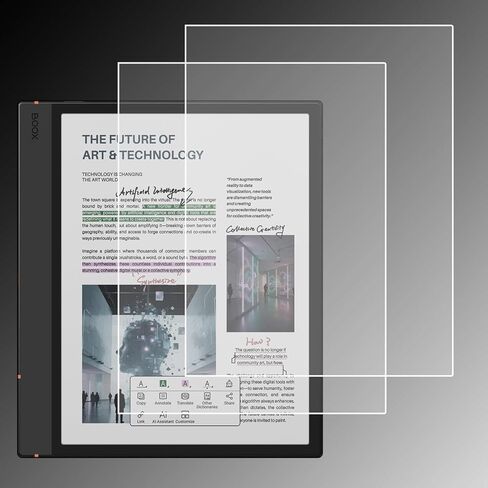 Anti-Glare Screen Protector for Onyx Boox Note Air 5 C/Air 4 C/Air 3 C Tablet 10.3", Anti Fingerprint, Scratch Resistant, Paper Feel Nano Matte PET Soft Film, 2-Pack (Matte) in Saudi Arabia