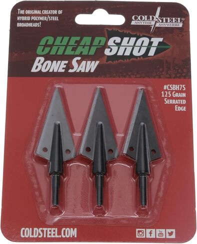 Cold Steel Cheap Shot Bone Saw 125 Grain Micro Serrated Edge in Saudi Arabia