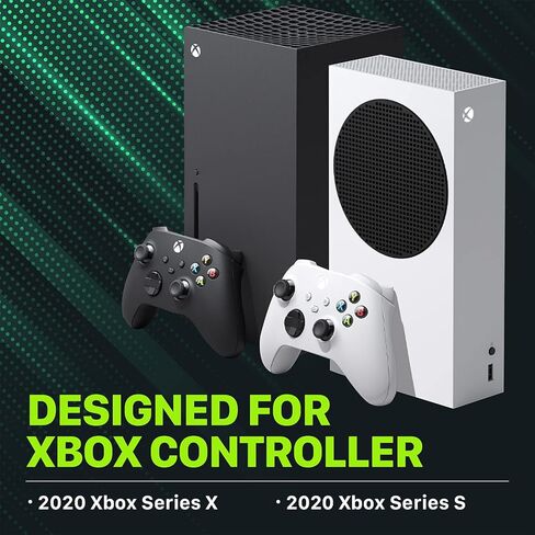 حزمة بطارية Fosmon قابلة لإعادة الشحن متوافقة مع وحدات تحكم Xbox Series X/S (ليست لجهاز Xbox One / 360) (عبوتان)، تعمل مع قاعدة شحن Fosmon C-10765/C-10769/C-10773/C-10774 - أسود in Kuwait