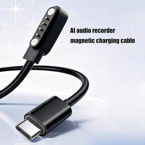 Efficient Chargers Cord for Note/NotePro Voice Recorders TangleFree for Easy Storage PVC Charging Cable for Note in Kuwait