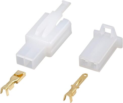 X AUTOHAUX 4 Sets 2.8mm 2 Pin Car Electrical Wire Connector Male Female Terminal Housing in Saudi Arabia