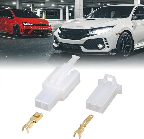 X AUTOHAUX 4 Sets 2.8mm 2 Pin Car Electrical Wire Connector Male Female Terminal Housing in Saudi Arabia