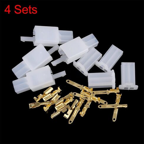 X AUTOHAUX 4 Sets 2.8mm 2 Pin Car Electrical Wire Connector Male Female Terminal Housing in Saudi Arabia
