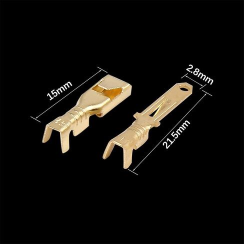 X AUTOHAUX 4 Sets 2.8mm 2 Pin Car Electrical Wire Connector Male Female Terminal Housing in Saudi Arabia