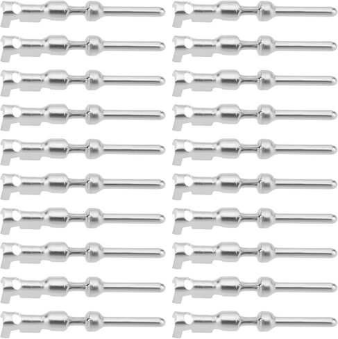 SING F LTD 20Pcs Car Wedgelock Terminals E6DZ-14487-AA 33088-0009 Compatible with Ford 24.2x1.5mm Male in Saudi Arabia