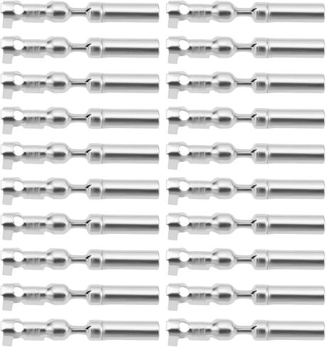 SING F LTD 20Pcs Car Wedgelock Terminals E6DZ-14487-AA 33088-0009 Compatible with Ford 24.2x1.5mm Male in Saudi Arabia