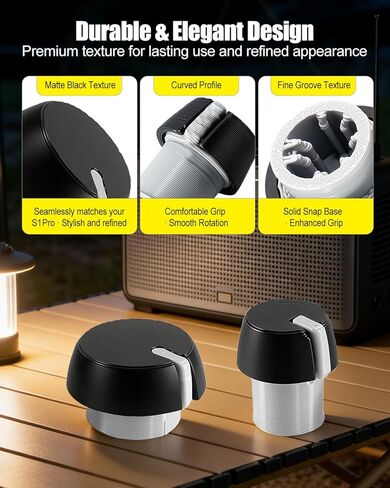 مجموعة المقابض البديلة مناسبة لجهاز Bose S1Pro - سهلة التركيب، ومتانة معززة، وتتضمن مقابض كبيرة وصغيرة in Kuwait
