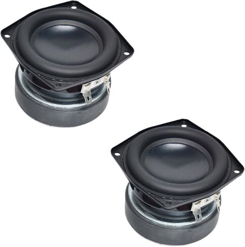 2pcs 76mm Subwoofer Speakers 3" 6Ohm 30W Concave Edge Loudspeaker for Arduino in Saudi Arabia
