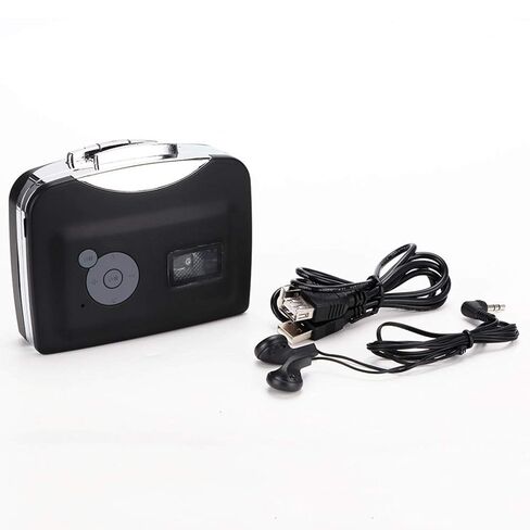 Tape MP3 Converter, Tape Converter, Cassette to MP3 Converter, with Headphones, with Playback Function, Cassette Converter, Digital Stereo for Home, for in Saudi Arabia