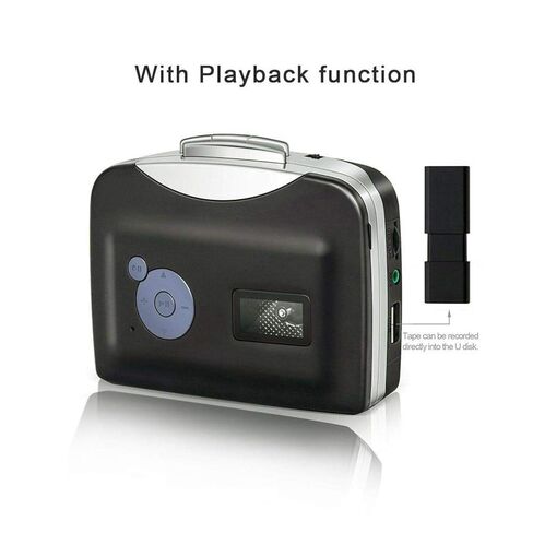 Tape MP3 Converter, Tape Converter, Cassette to MP3 Converter, with Headphones, with Playback Function, Cassette Converter, Digital Stereo for Home, for in Saudi Arabia