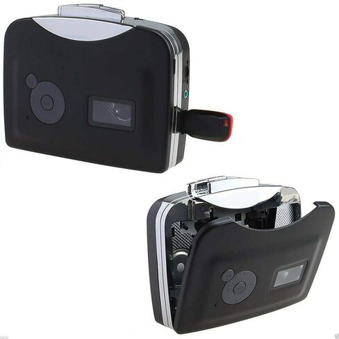 Tape MP3 Converter, Tape Converter, Cassette to MP3 Converter, with Headphones, with Playback Function, Cassette Converter, Digital Stereo for Home, for in Saudi Arabia